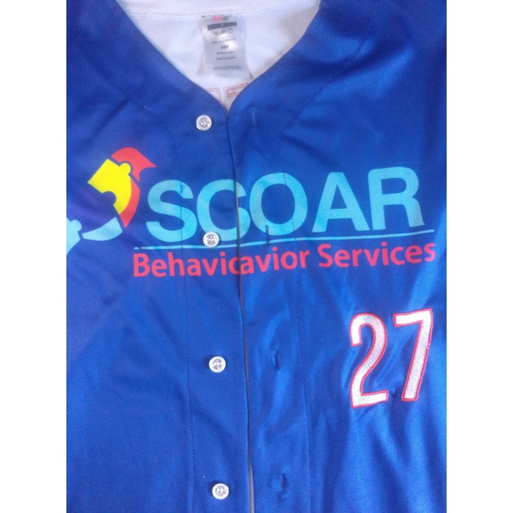 Sports Gear Swag Behavior Services Jersey Button Up Size S - Picture 4 of 14